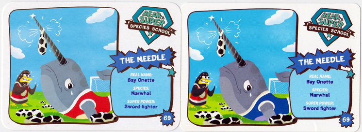Yoyo Bear Card Super Species 69 variants